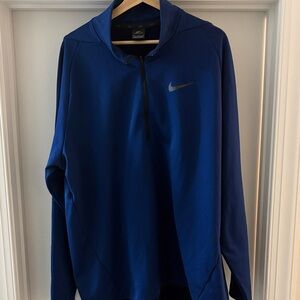 Nike Royal Blue Quarter-Zip Jacket